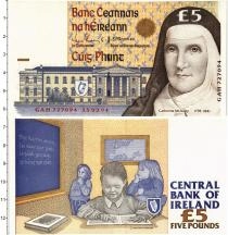 Продать Банкноты Ирландия 5 фунтов 1994 