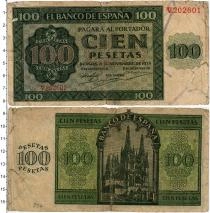 Продать Банкноты Испания 100 песет 1936 