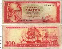 Продать Банкноты Греция 100 драхм 1953 