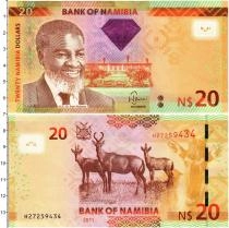 Продать Банкноты Намибия 20 долларов 2011 