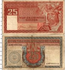 Продать Банкноты Нидерланды 25 гульденов 1949 