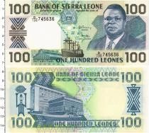 Продать Банкноты Сьерра-Леоне 100 леоне 1990 