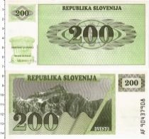 Продать Банкноты Словения 200 толаров 1990 