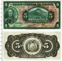Продать Банкноты Боливия 5 боливиано 1928 