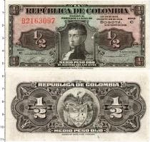 Продать Банкноты Колумбия 1/2 риала 1948 