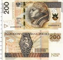 Продать Банкноты Польша 200 злотых 2015 