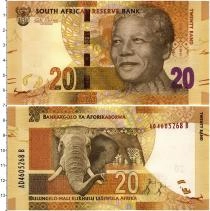 Продать Банкноты ЮАР 20 рандов 2018 