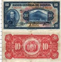 Продать Банкноты Боливия 10 боливиано 1928 