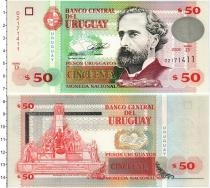 Продать Банкноты Уругвай 50 песо 2008 
