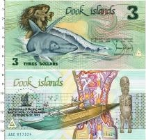 Продать Банкноты Острова Кука 3 доллара 1992 