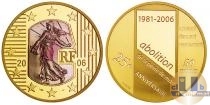 Продать Монеты Франция 50 евро 2006 Золото