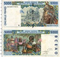Продать Банкноты Французская Западная Африка 5000 франков 2002 