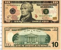 Продать Банкноты США 10 долларов 2004 