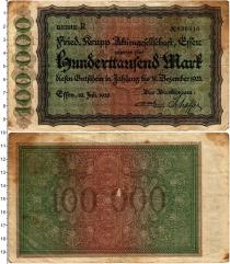 Продать Банкноты Германия : Нотгельды 100000 марок 1923 