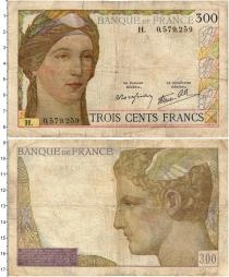 Продать Банкноты Франция 300 франков 1938 