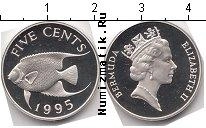 Продать Монеты Бермудские острова 5 центов 1995 Серебро
