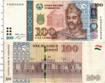 Продать Банкноты Таджикистан 100 сомони 2017 