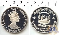 Продать Монеты Карибы 10 долларов 1997 Серебро
