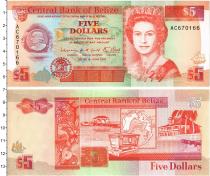 Продать Банкноты Белиз 5 долларов 1991 