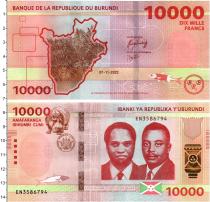 Продать Банкноты Бурунди 10000 франков 2022 