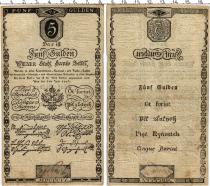 Продать Банкноты Австрия 5 гульденов 1806 