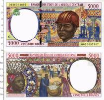 Продать Банкноты Центральная Африка 5000 франков 2000 