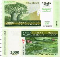 Продать Банкноты Мадагаскар 2000 ариари 2007 