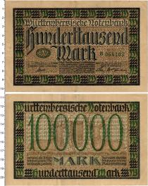 Продать Банкноты Веймарская республика 100000 марок 1923 