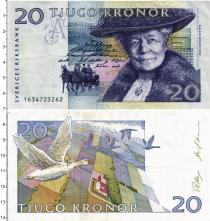 Продать Банкноты Швеция 20 крон 2001 