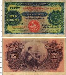 Продать Банкноты Мозамбик 20 сентаво 1914 