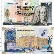 Продать Банкноты Шотландия 5 фунтов 2004 