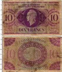 Продать Банкноты Французская Экваториальная Африка 10 франков 1944 