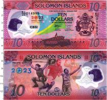 Продать Банкноты Соломоновы острова 10 долларов 2023 