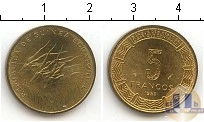 Продать Монеты Экваториальная Гвинея 5 франков 1985 