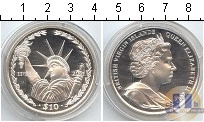 Продать Монеты Виргинские острова 10 долларов 2002 Серебро