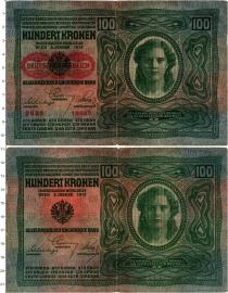Продать Банкноты Австро-Венгрия 100 крон 1919 