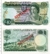 Продать Банкноты Остров Джерси 10 фунтов 1976 
