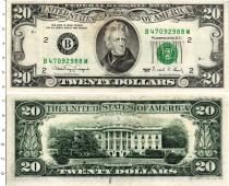 Продать Банкноты США 20 долларов 1990 