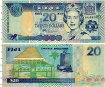 Продать Банкноты Фиджи 20 долларов 2002 