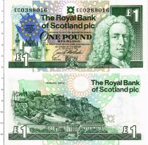 Продать Банкноты Шотландия 1 фунт 1992 