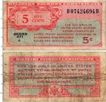 Продать Банкноты США 5 центов 1947 