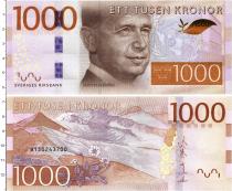 Продать Банкноты Швеция 1000 крон 2014 