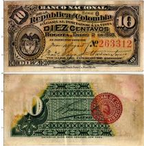 Продать Банкноты Колумбия 10 сентаво 1893 