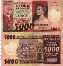 Продать Банкноты Мадагаскар 5000 ариари 1974 