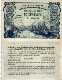 Продать Банкноты Франция 50 сантим 1922 