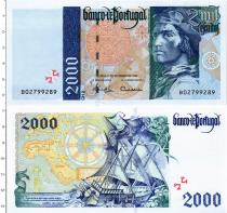 Продать Банкноты Португалия 2000 эскудо 1997 