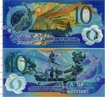 Продать Банкноты Новая Зеландия 10 долларов 2000 