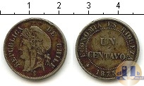 Продать Монеты Чили 1 сентаво 1875 Медно-никель