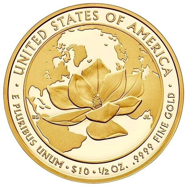 Фото Золотые монеты США «