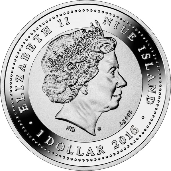 Фото Серебряная монета «О